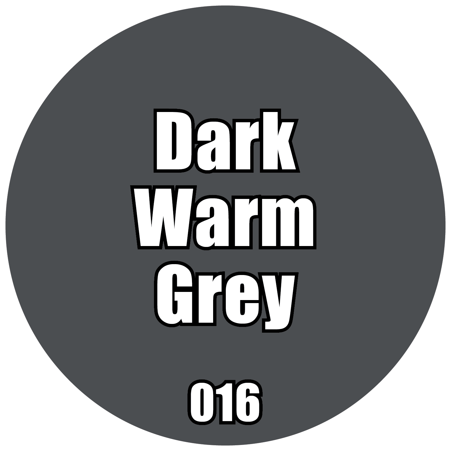 016-Pro Acryl Dark Warm Grey