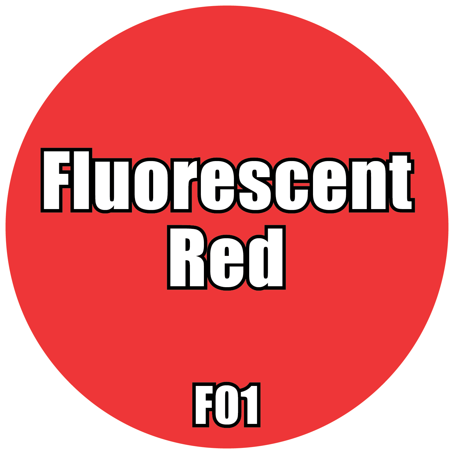 F01-Pro Acryl Fluorescent Red