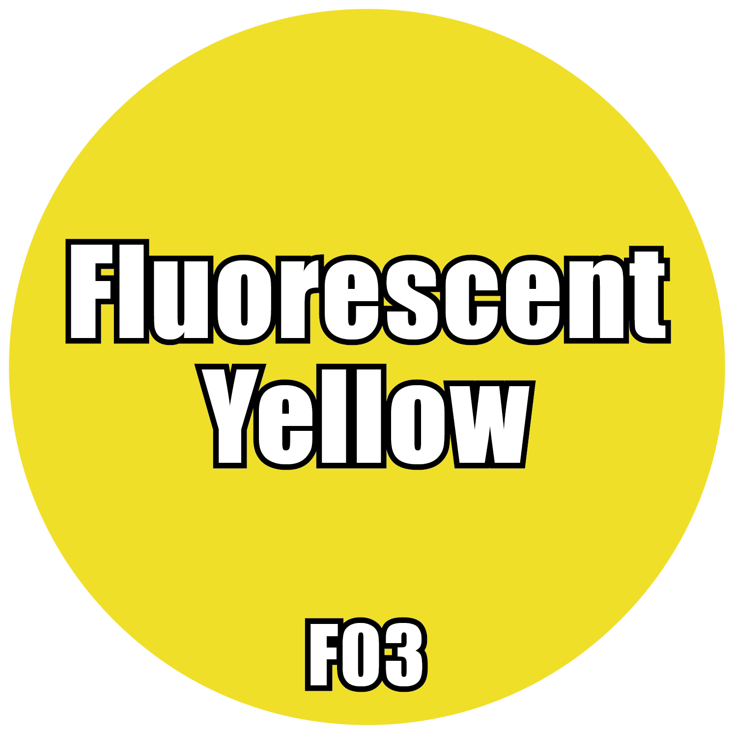 F03-Pro Acryl Fluorescent Yellow