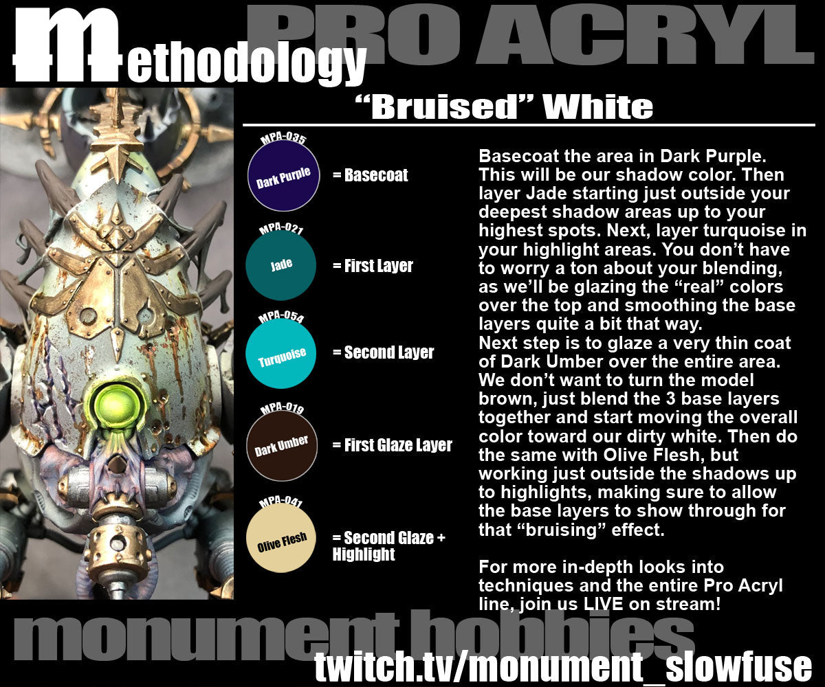 "Bruised" White
