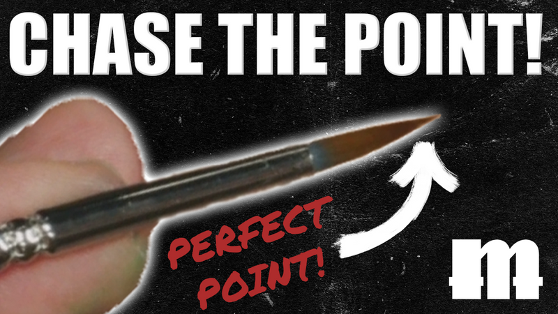 How to Get a Perfect Point on Your Brush EVERY TIME!