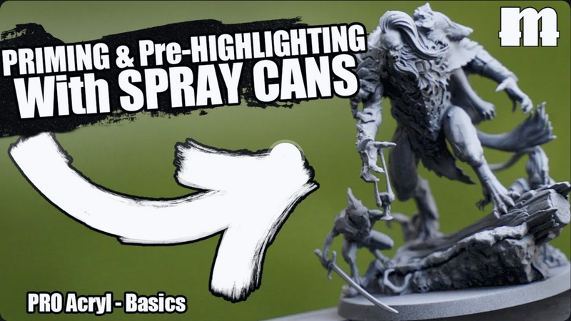 Priming & Pre-Highlighting Your Models With Spray Cans