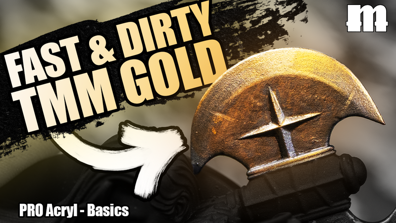 How to Paint True Metallic Metal Gold